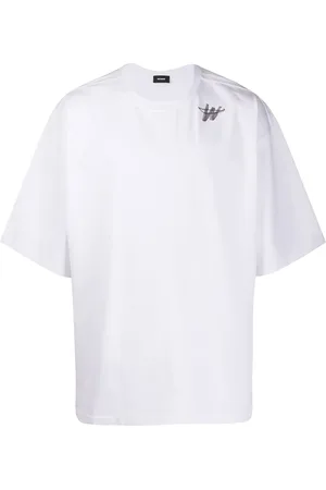 We11 Done Playera oversize con logo estampado