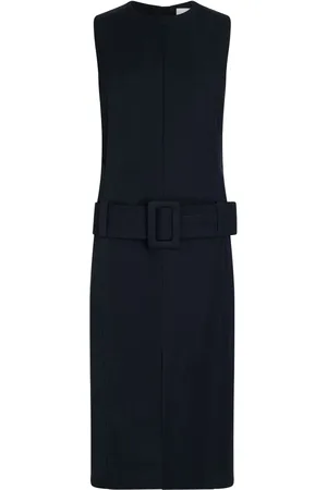 Patou Vestido midi con cinturón