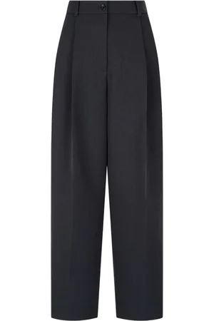 Studio Tomboy Pantalones anchos con detalles de pliegues pintuck