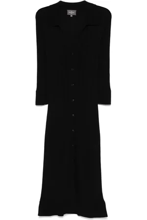 ERIC BOMPARD Vestido midi tejido de canalé