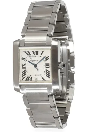 Cartier Reloj Tank Française de 28mm 2000-2009 de archivo