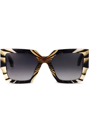 Roberto Cavalli Lentes de sol con estampado abstracto