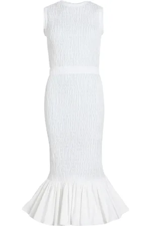 Patou Vestido midi fruncido