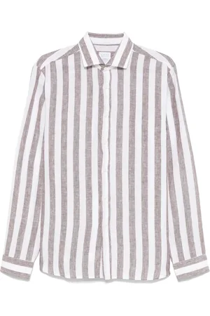 Xacus Camisa con rayas estampadas