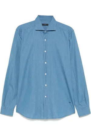 FAY Camisa Chambray