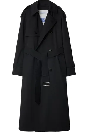 Burberry Gabardina larga de seda