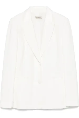 Twin-Set Blazer con ribete satinado