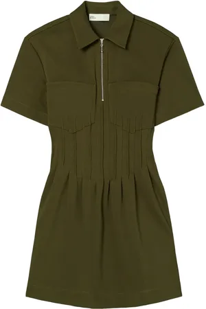Tory Burch Vestido con cierre en la parte delantera