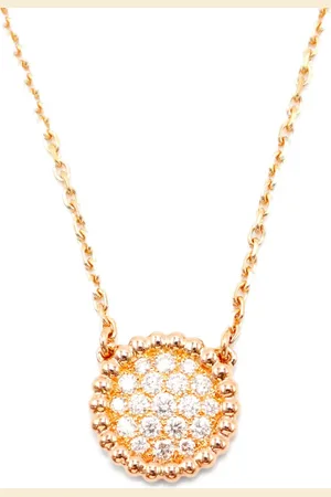 Van cleef Collar Perlée en oro rosa de 18kt 2010 con diamante