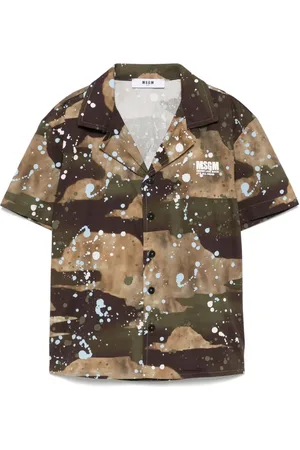 Msgm Camisa de popelina