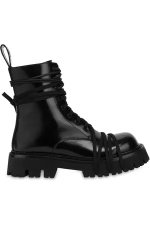 Moschino Botas militares con agujetas