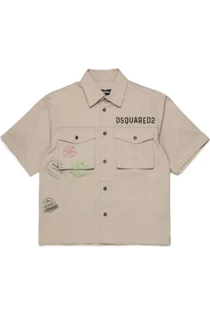 Dsquared2 Camisa con logo estampado