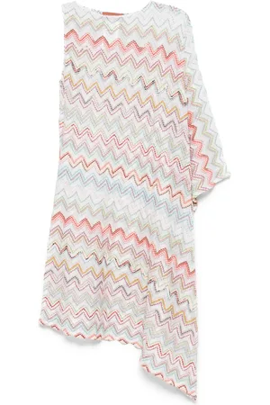 Missoni Pareo asimétrico con motivo de rayas