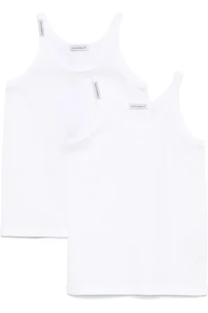 Dolce & Gabbana Set de dos camisetas con parche del logo