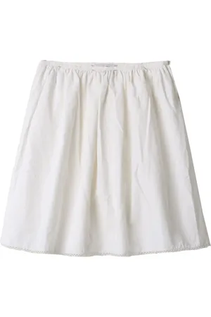 Miu Miu Falda midi con logo estampado