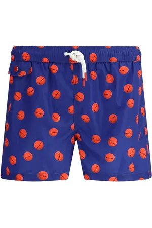 Kiton Logo-print swim shorts