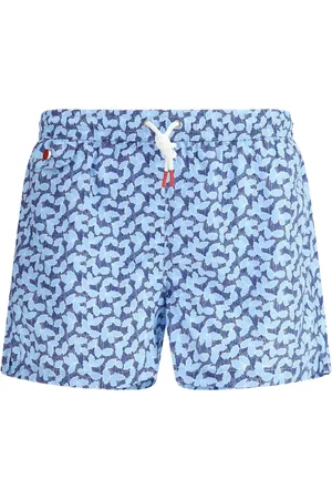 Kiton Shorts de playa con estampado gráfico