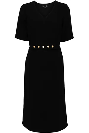 AGNÈS B. Vestido con cuello en V