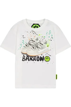 BARROW Playera con tenis estampados