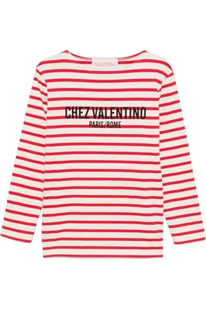 VALENTINO GARAVANI Playera con motivo de rayas