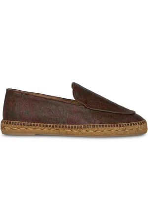 Etro Alpargatas estilo mocasines con motivo de cachemira