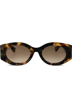 Roberto Cavalli Lentes de sol con armazón redonda