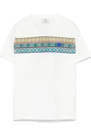 Etro Playera con bordado Pegaso