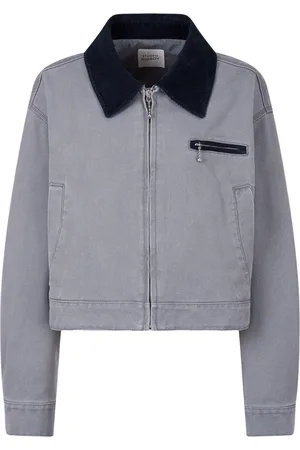 Studio Tomboy Chamarra corta con cuello de pana