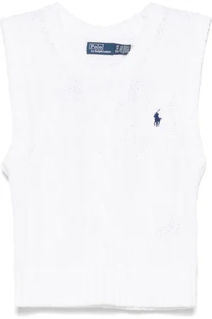 Ralph Lauren Chaleco en tejido de ochos