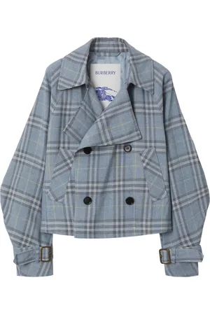 Burberry Gabardina con motivo de cuadros