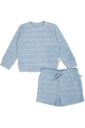 Stella McCartney Set de shorts con logo estampado