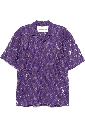 Andersson Bell Camisa traslúcida con bordado floral