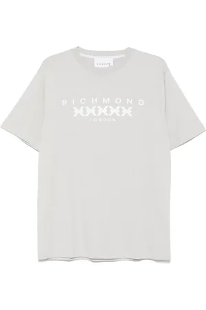 John Richmond Playera con logo estampado
