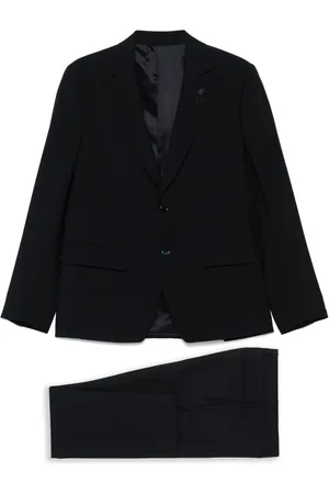 LARDINI Traje con detalle de broche