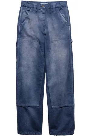 Prada Pantalones cargo con logo triangular