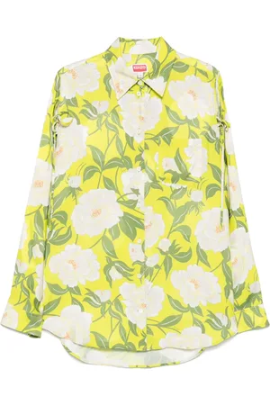 Kenzo Camisa Peonies