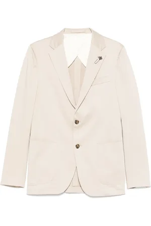LARDINI Blazer con detalle de broche