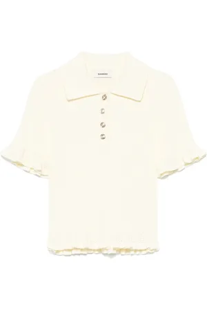 Sandro Blusa tejida de canalé