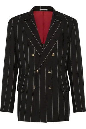 Brunello Cucinelli Blazer con motivo de rayas