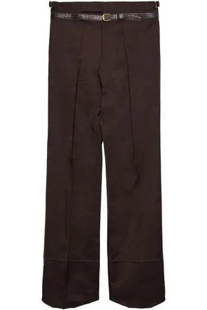 Prada Pantalones con cinturón