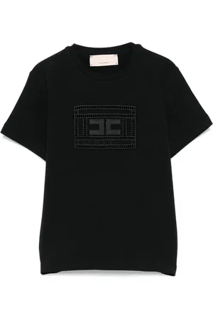 Elisabetta Franchi Playera con parche del monograma