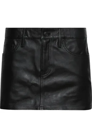 WARDROBE.NYC Falda corta de cuero