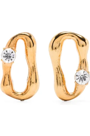 FORTE FORTE Aretes con detalles de cristal