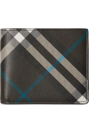Burberry Cartera plegable con motivo de cuadros