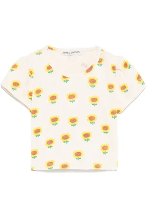 Bobo Choses Playera con girasoles estampados