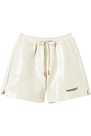 Twin-Set Shorts bordados con lentejuelas