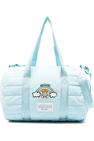 Moschino Pañalera con parche del logo