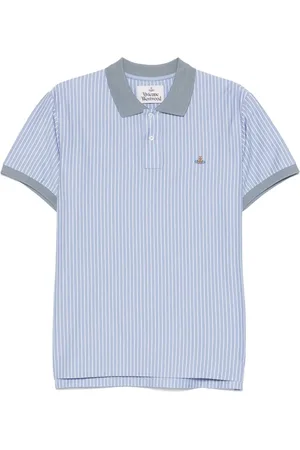 Vivienne Westwood Playera tipo polo con rayas estampadas