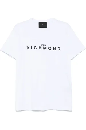 John Richmond Playera con logo estampado