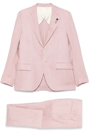 LARDINI Traje con detalle de broche